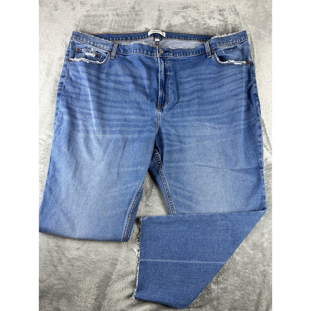 ABERCROMBIE & FITCH Ankle Straight Ultra High Rise Curve Love Size 37 Short